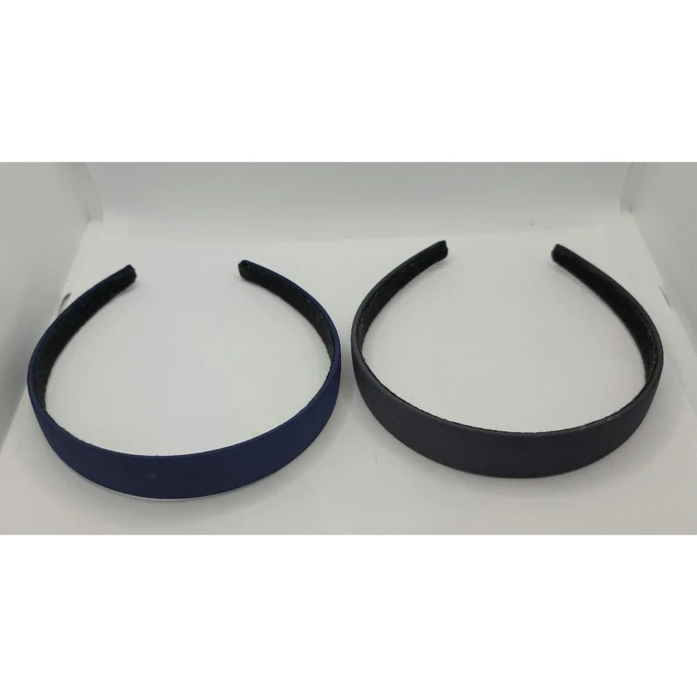 Headbands Blue and Black Material Vintage